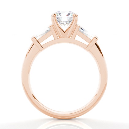 diamant zásnubní prsten princezny ze žlutého zlata