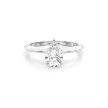 Silver Diamond Engagement Rings