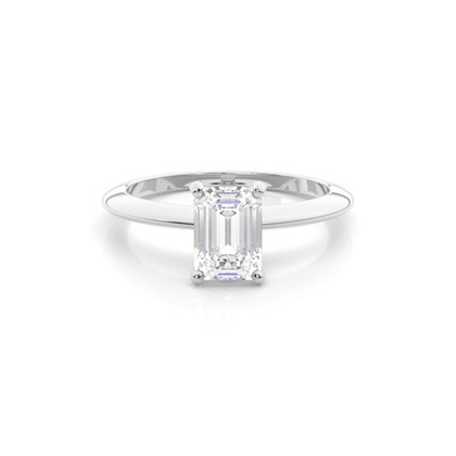 Emerald Cut Diamond Engagement Rings