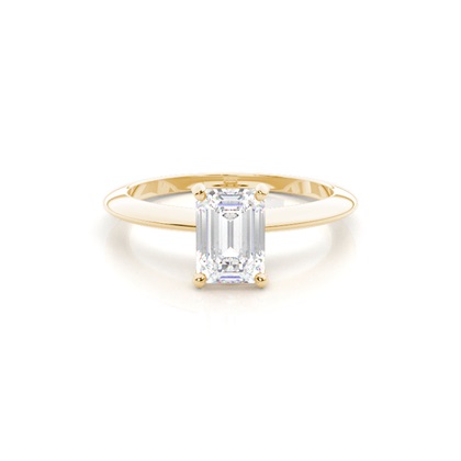 Emerald Cut Diamond Engagement Rings