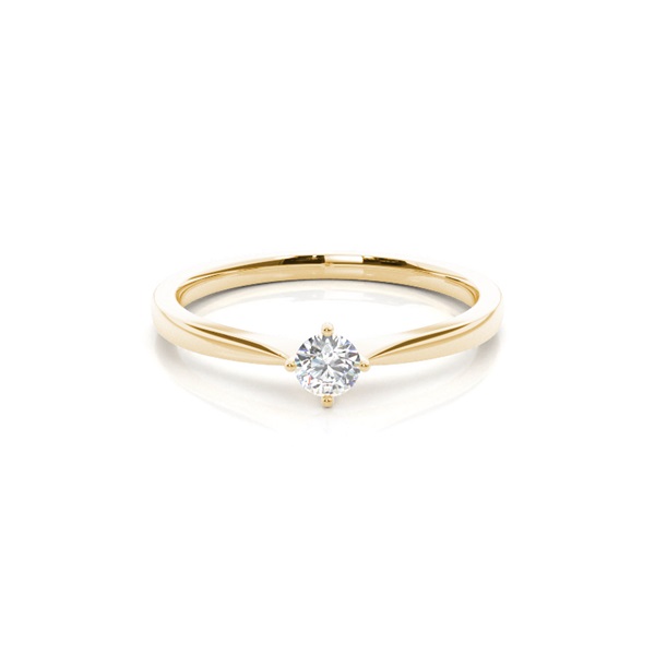 4 Prong Setting Plain Engagement Ring