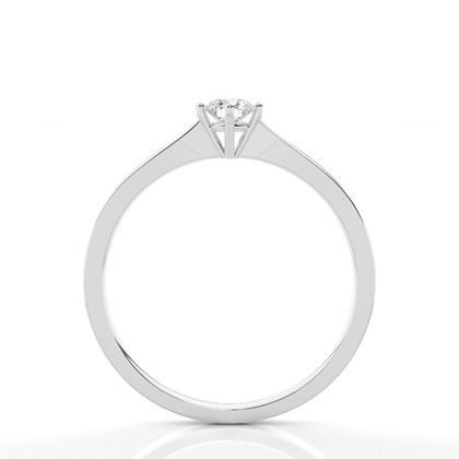 Diamantenring in einer Krappenfassung