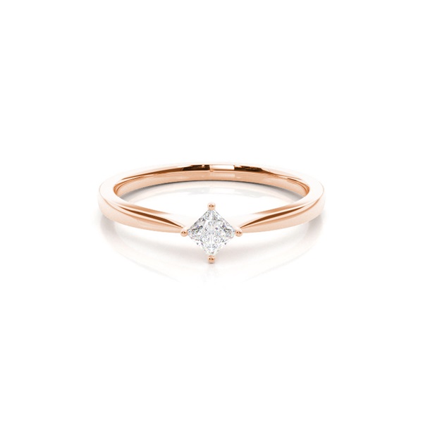 4 Prong Setting Plain Engagement Ring
