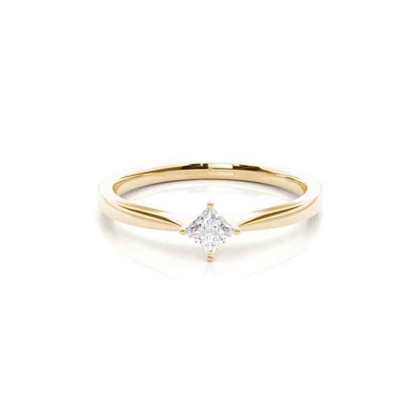 4 Prong Setting Plain Engagement Ring