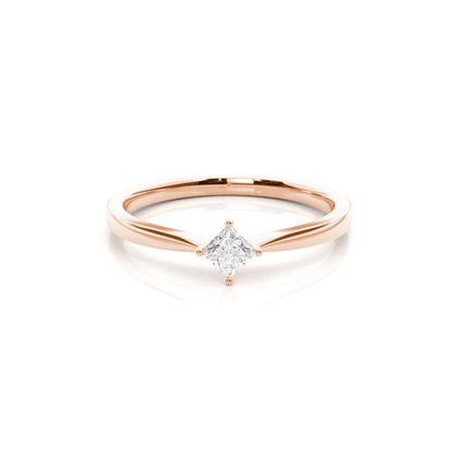 Rose Gold Promise Diamond Rings