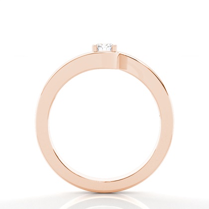 Rose Gold Dainty Engagement Rings