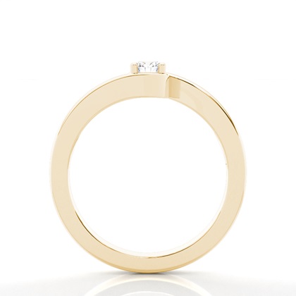 Yellow Gold Dainty Engagement Rings
