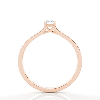 Rose Gold Dainty Engagement Rings