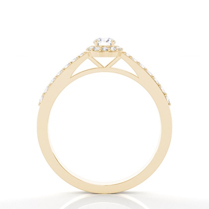 Yellow Gold Dainty Engagement Rings