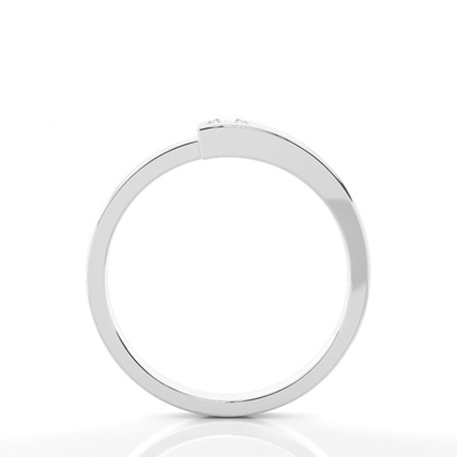 Channel Setting Plain Engagement Ring
