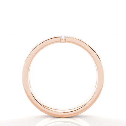 Women's Rose Gold Diamond Wedding Rings