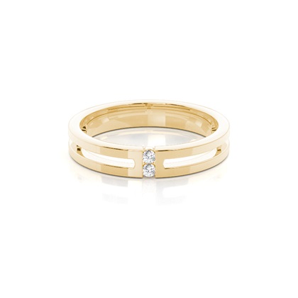 Women's Yellow Gold Diamond Wedding Rings