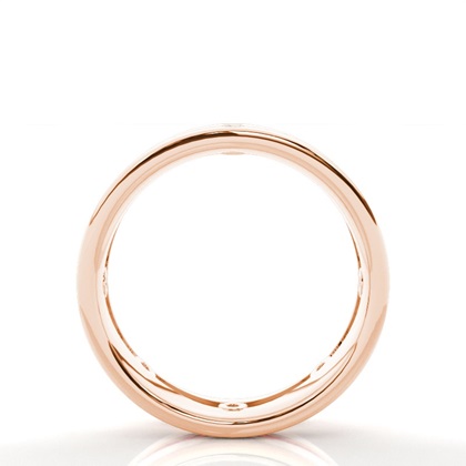 Rose Gold Men's Diamond Wedding Rings