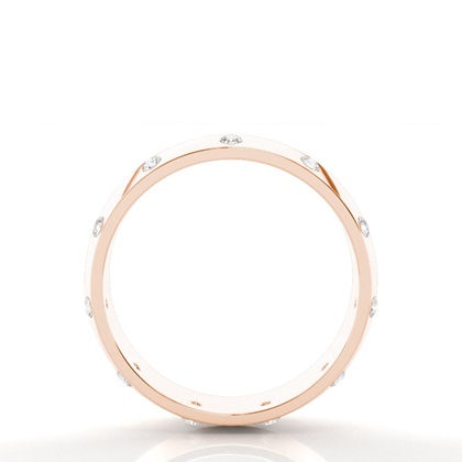 Women's Rose Gold Diamond Wedding Rings