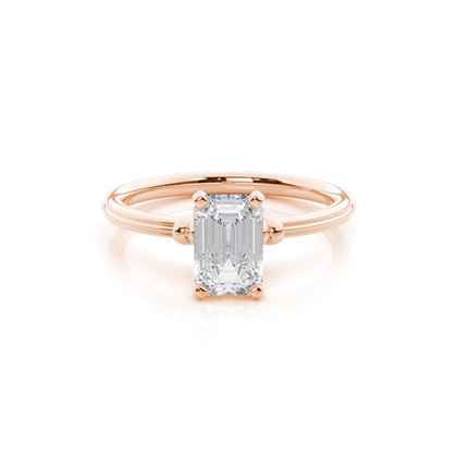 White Gold Moissanite Engagement Ring