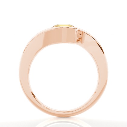 Weißgold Gelber Diamantring