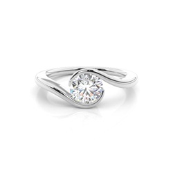 White Gold Diamond Engagement Ring