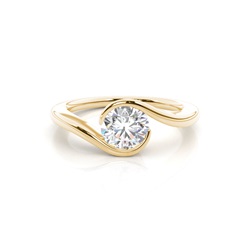 White Gold Diamond Engagement Ring