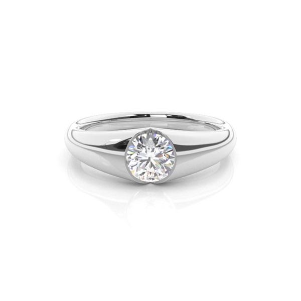 White Gold Diamond Engagement Ring