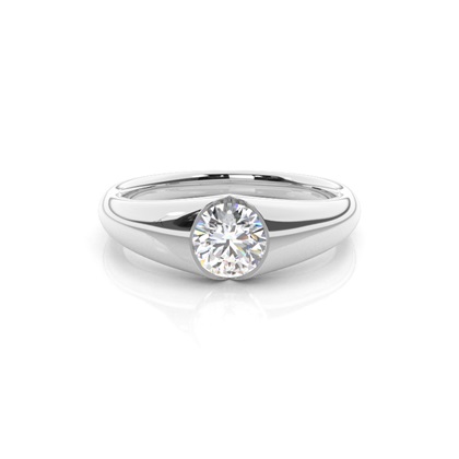 White Gold Diamond Engagement Ring