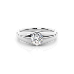 White Gold Diamond Engagement Ring