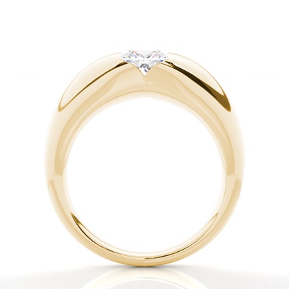 4.00 Carat Yellow Gold Solitaire Engagement Rings