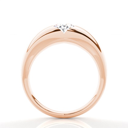5.00 Carat Rose Gold Solitaire Engagement Rings