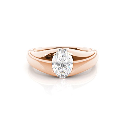 Oval Cut Diamond Rings