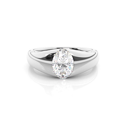Oval Cut Diamond Rings