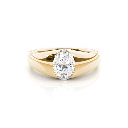 Oval Cut Diamond Rings