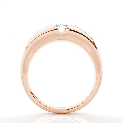 4.00 Carat Rose Gold Solitaire Engagement Rings