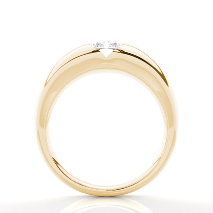 4.00 Carat Yellow Gold Solitaire Engagement Rings