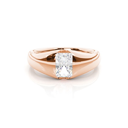 Radiant Solitaire Diamond Engagement Rings