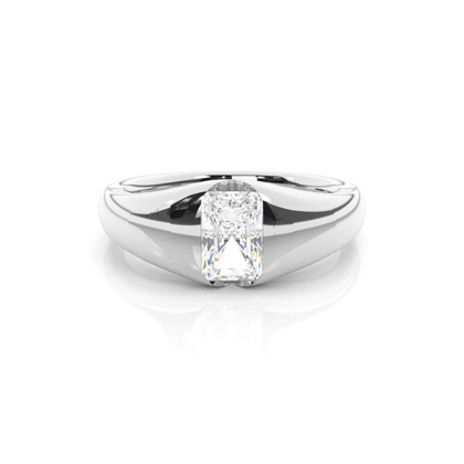 Radiant Solitaire Diamond Engagement Rings