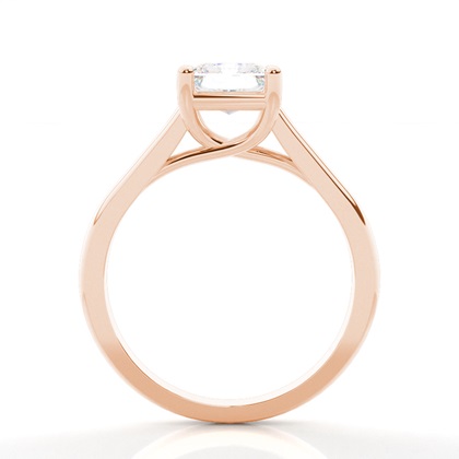 Rotgold Solitärringe Diamantringe