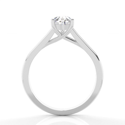 Pear Solitaire Diamond Rings