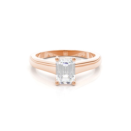 Emerald-Cut Diamond Rings