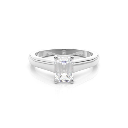 Emerald-Cut Diamond Rings