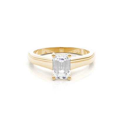 Emerald-Cut Diamond Rings