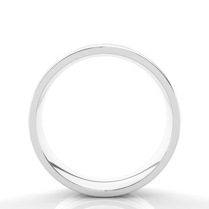 7.00mm Plain Comfort Fit Mens Grooved Wedding Band