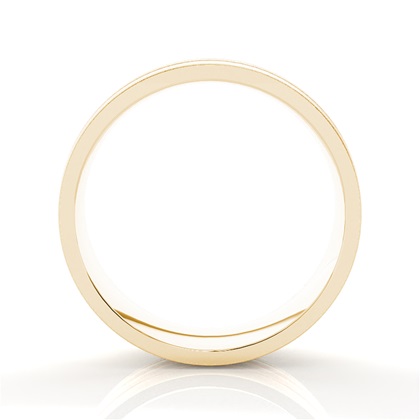 Yellow Gold Men's Contemporary Wedding Rings
