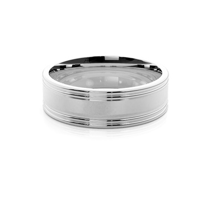 Men's Platinum Wedding Rings & Bands