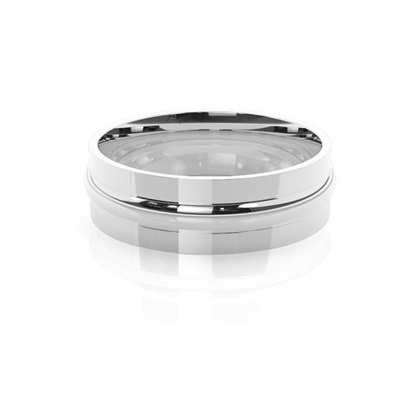 Silver Men's Wedding Bands