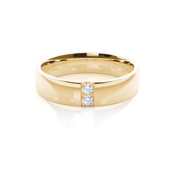 5.00mm Studded Comfort Fit Mens Wedding Band