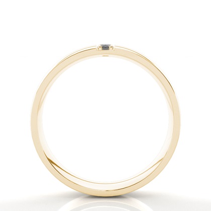 5.00mm Schwarzer Diamant Comfort Fit Ehering für Männer mit Nieten