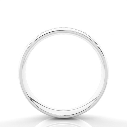 Bequem geschliffener diamanten Herren Trauring