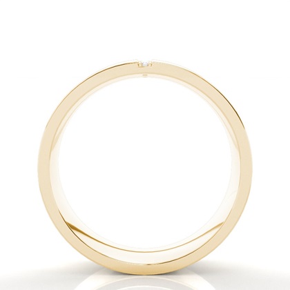 7.00mm Studded Comfort Fit Mens Wedding Band