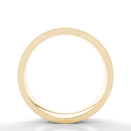 6.00mm Studded Comfort Fit Mens Wedding Band