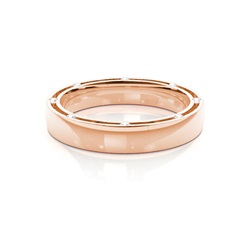 Studded Comfort Fit Mens Wedding Band