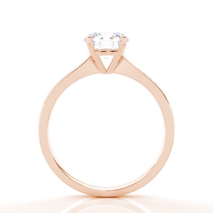 Rose Gold Moissanite Engagement Rings	